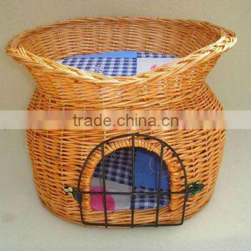 Exquisite and Durable Wicker Pet Cage , Wicker Cat Carrier photo-3
