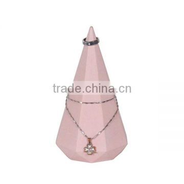 Fashion Diamond Subuliform Pink Jewelry Display Pendant Rack holder for wedding gift