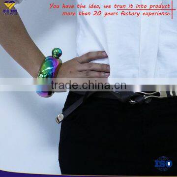 Customized Pass FDA Colorful Round Wine Pot / Hip Flask photo-4