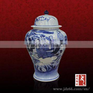 Antique Style Excellent Quality Blue and White Porcelain Ginger Jars for Home Storage photo-2