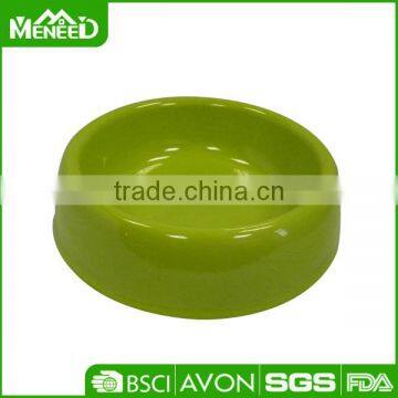 China Plastic Solid Color Round Melamina Bulk White Pet Salad Bowl photo-2