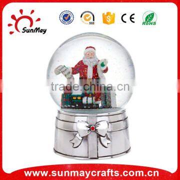 Christmas snow globe with Christmas Santa