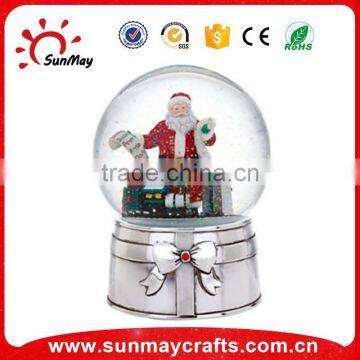 Polyresin Santa and Snowman Snow Globe for Christmas Ornaments Gifts photo-5