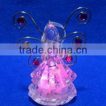 LED Lighted Butterfly Wings Acrylic Angel Xmas Decoration photo-6