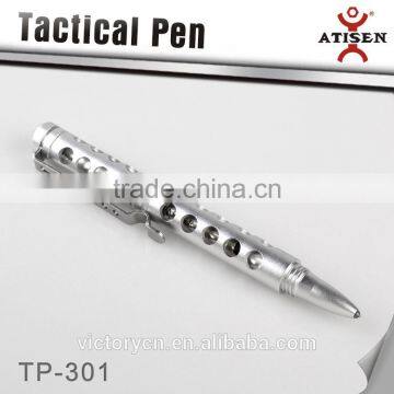 Self Defense Tool 6061Aluminum Steel Hollow Out Tactical Ball Point Pen,glass Breaker 2 in 1 TP-301