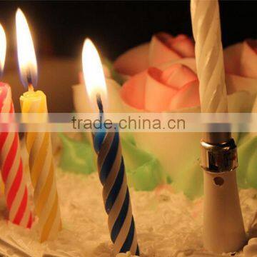 Factory Music Colour Screw Thread Birthday Candle photo-2