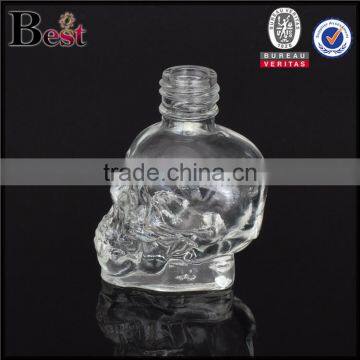 Best Sellers Hot Products Cosmetic Fragrance Perfume 10ml Glass Skull Bottle Clear Empty Refillable Bottle Glass photo-3