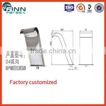 Easy Install New Design Portable Indoor Floor Blade Waterfall for Home Decoration photo-3