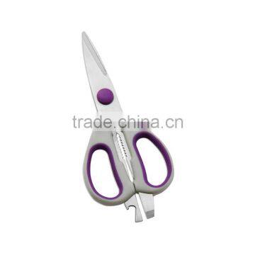 B2219 Comfortable Handle Stainless Steel Kitchen Scissors With PP+TPR Handle photo-4