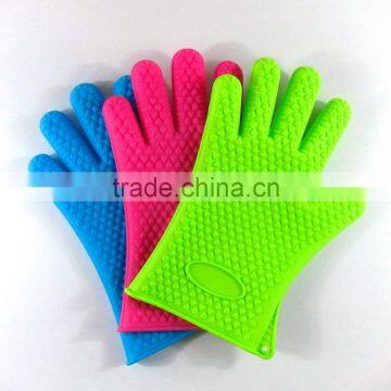 Heat Resistant Gloves Silicone Oven Mitts