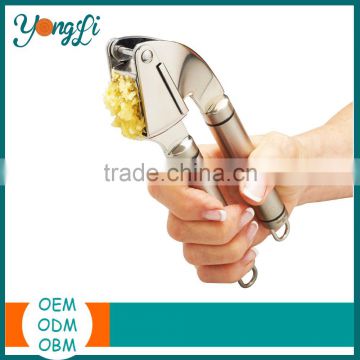 Easy to Clean 304 Stainless Steel Garlic Press Chopper