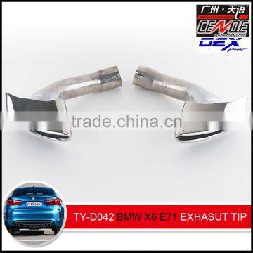 Auto Tuning Ss304 Exhaust Tips in Exhaust Pipe for BMW x3 x4 x5 x6 photo-5