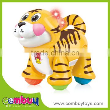 Funny battery operated musical tiger set electrical animal toy car