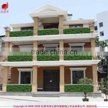 Green turf living green wall vertical garden artificial green wall for outside building