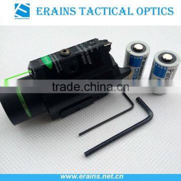 Tactical hunting green laser sight and 200 lumen CREE Q5 LED light combo with strobe laser