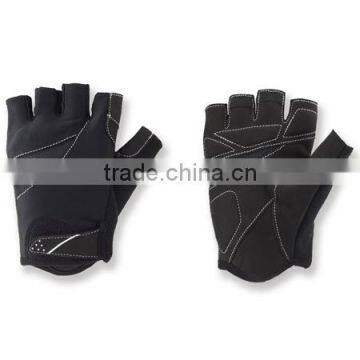 Cool Cycling Leather Fingerless gloves