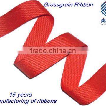 Factory Sale Direct Red Top Quality Grosgrain Ribbon 38MM