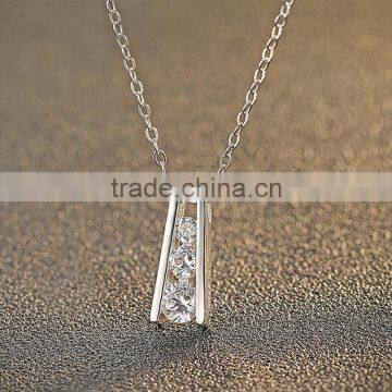 925 Sterling Silver Jewelry Necklace Tower Pendant Necklace for Women photo-4