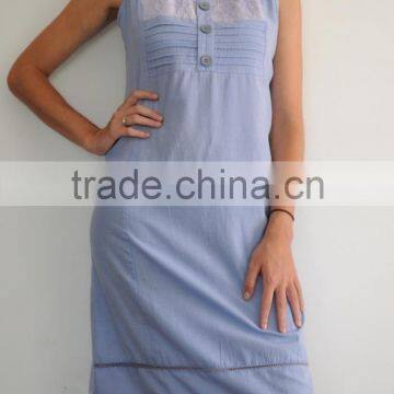 Ladies White Summer Dress photo-3