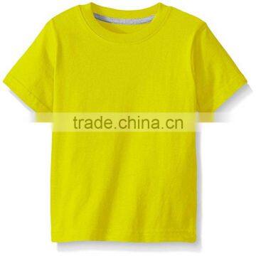 Kids Tshirts Wholesale 100% Cotton Jersey Boys' Short Sleeve Crew Neck Tee photo-3