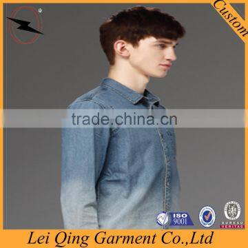 Newest Men's Denim Shirt British Style Factory Price,men's Fashion Shirt Casual/dress Shirts photo-4