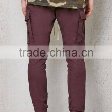 Drop Skinny Cargo Multi-pocket Mens Sweat Pants Slim Joggers photo-4