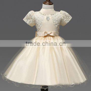 C0186#2017 Summer Kids Clothes Baby Frock Design Pictures Baby Girl Wedding Dress photo-4