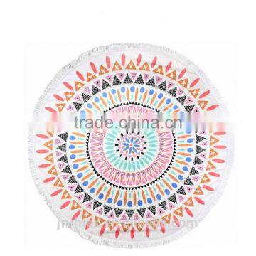 Custom Design 100% Cotton Printing Round Beach Towel photo-3