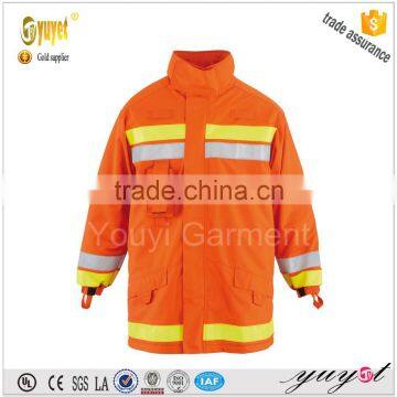 ORANGE NOMEX 220gsm JACKETS FOR FIREFIGHTER