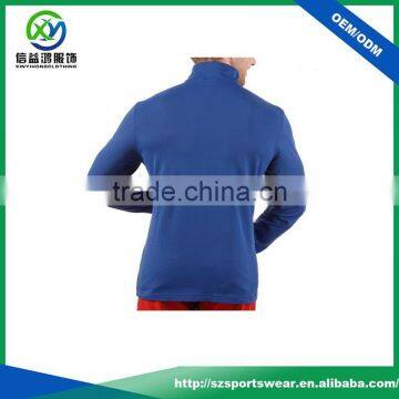 Fashion Blue Color High Qaulity Anti-UV Dry Fit Comfort Man Sweater /hoodie /golf Sweater
