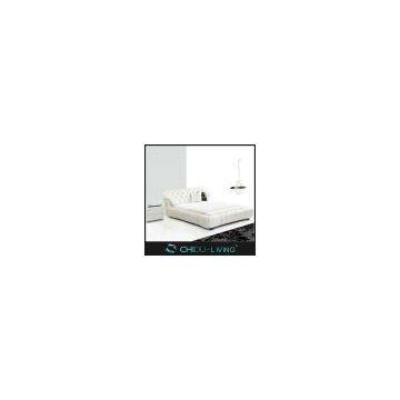 Contempory Leather Bed, Genuine Leather Bed, Leather Bed With Crystals
