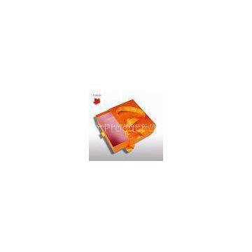 Orange Cardboard Drawer Boxes , Customized Gift Packaging Boxes