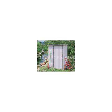 Easy Assemble Mini Metal Storage Shed , 4x4 Feet Flat Roof DIY metal shed For Tools