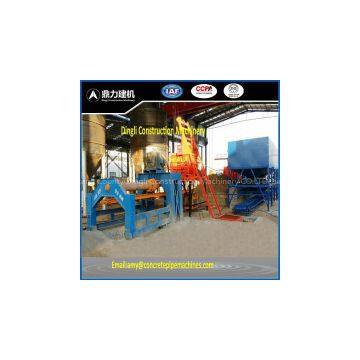 Cement spinning roller tube reinforced concrete control machine