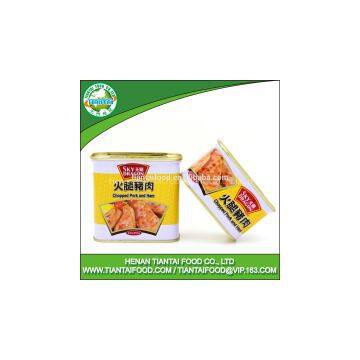 Good quality 340g pork and ham