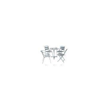 outdoor furniture,leisure furniture,Aluminum Chair+table,stainless steel tabel WBL-1  3DL-2