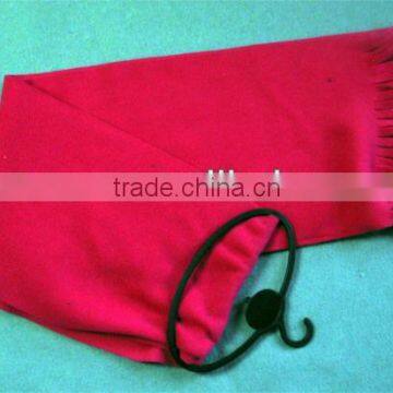 red color polar fleece scarf