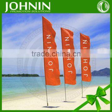 Custom size new design promotional beach flag with pole