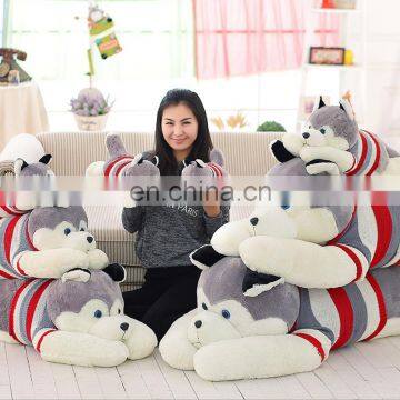 Wholesale baby sleeping cute dog plush toy for present