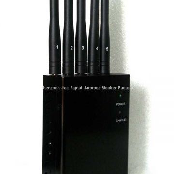 Selectable Portable GPS Jammer WiFi 3G Cell Phone Signal Jammer