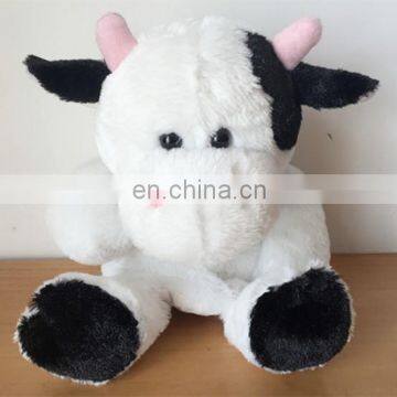 Educational Kids Toy Custom Animal Cartoon Character Soft Plush Stuffed Cow Hand Puppet photo-2