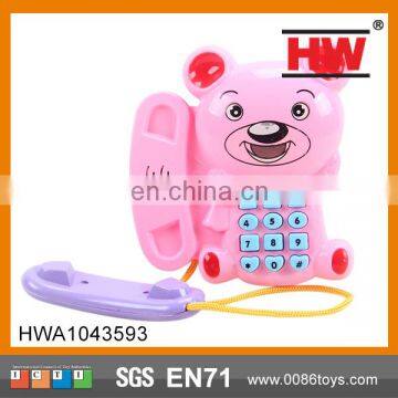 Lovely Musical Plastic Baby Mobile Phone Toys