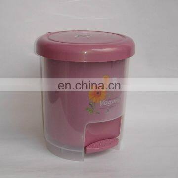 2014 pink waste bin plastic