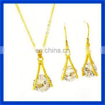 wholesale fashion gold filled jewelry set