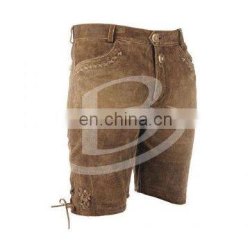 German Bavarian Oktoberfest Trachten Men Kurze Lederhosen