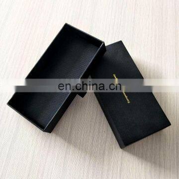 black luxury paper gift box packing hard slide packaging gift watch box with brand logo