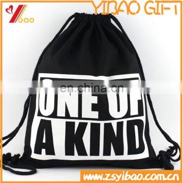 Promotion Cheap Custom Canvas Drawstring Bag With Printing Customized Logo