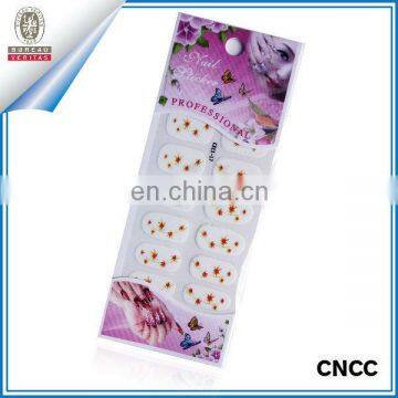 3D wedding nail stickers maple leaf