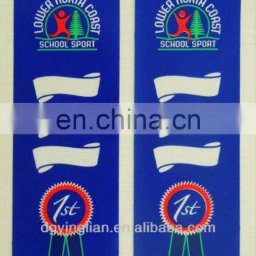 Garment silk printed labels