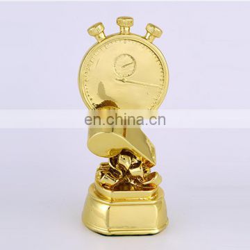 high quality Golden whistle trophy cup for custom